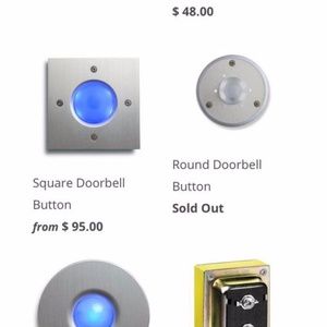 Spore Modern Round Doorbell (2)